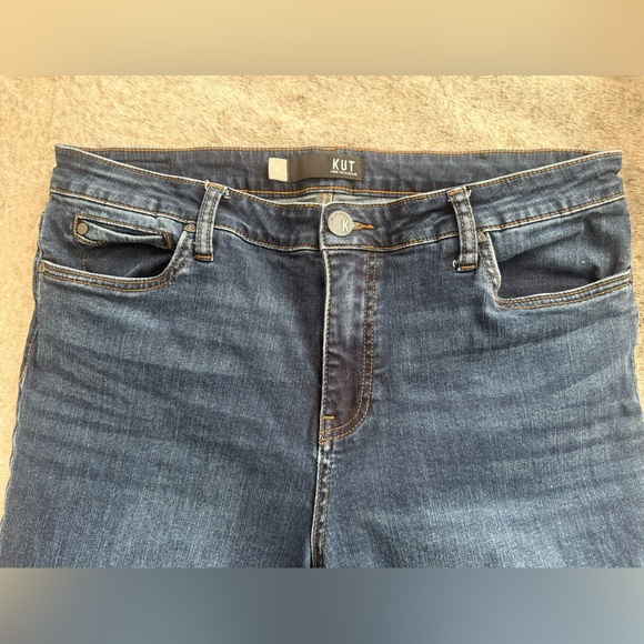 Kut from the Kloth Catherine High Rise Boyfriend Jeans – Dark Wash, Size 14 - Picture 3 of 8